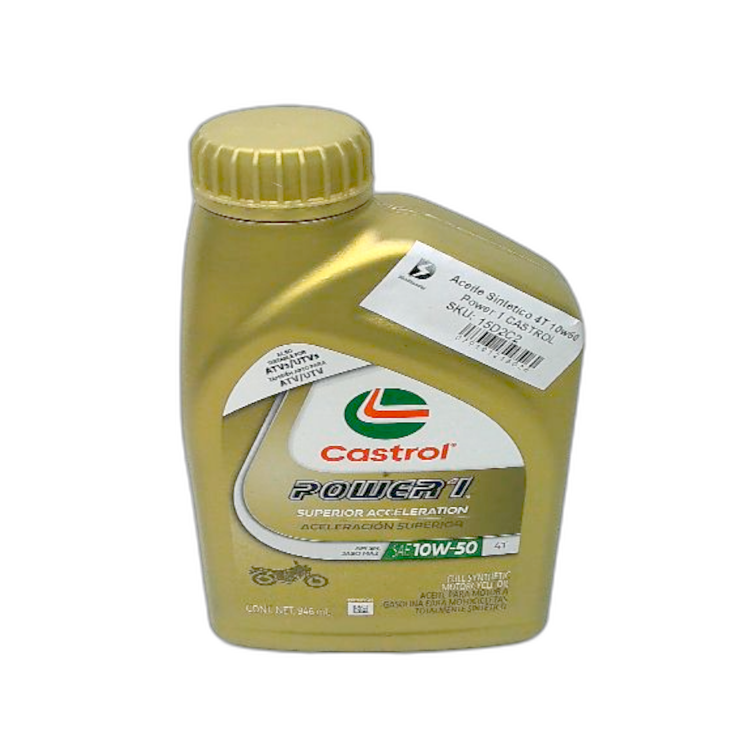 ACEITE SINTETICO 4T 10W50 POWER 1 CASTRO - 4
