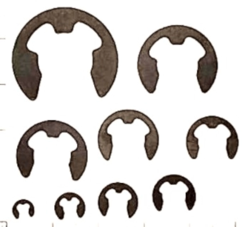 CLIP RETEN ACERO TIPO E-CLIP /A0465 / M2-M10,M12 160PCS - 1