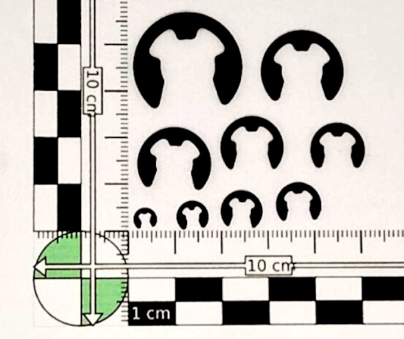 CLIP RETEN ACERO TIPO E-CLIP /A0465 / M2-M10,M12 160PCS - 4