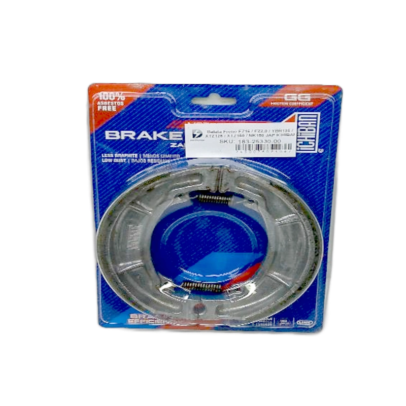 BALATA FRENO FZ16 / FZ2.0 / YBR125 / XTZ125 / XTZ150 / NK150 JAP ICHIBAN - 4