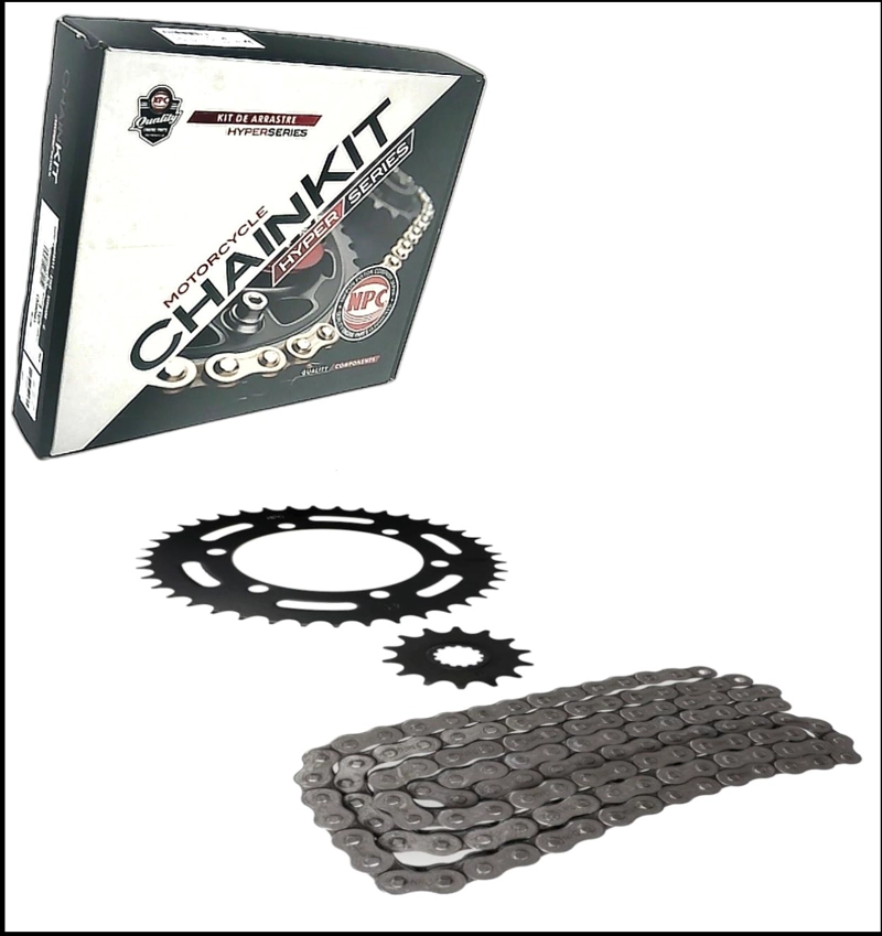 KIT TRANSMISION BMW G310R / APACHE 310RR 520HO X 120L C/O´RING 16T 40T HYPER SERIES NPC - 4