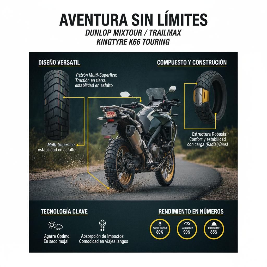 NEUMATICO 90/90-21 54V K66 TL KINGTYRE - 2