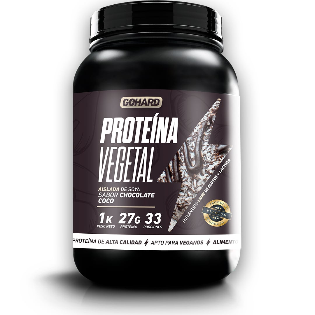 PROTEINA GOHARD VEGETAL CHOCOLATE COCO POLVO 33 SERVICIOS - 1