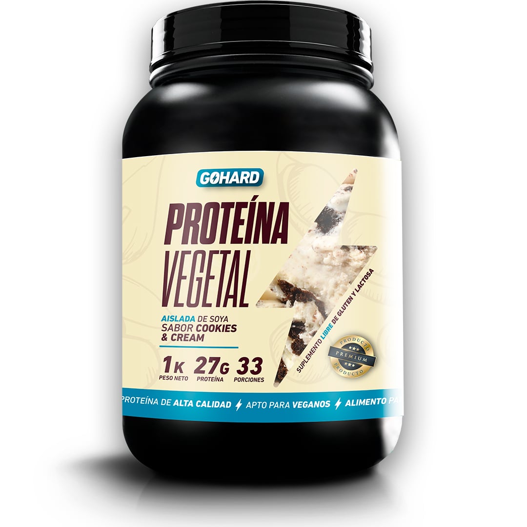 PROTEINA GOHARD VEGETAL COOKIES & CREAM POLVO 33 SERVICIOS - 1