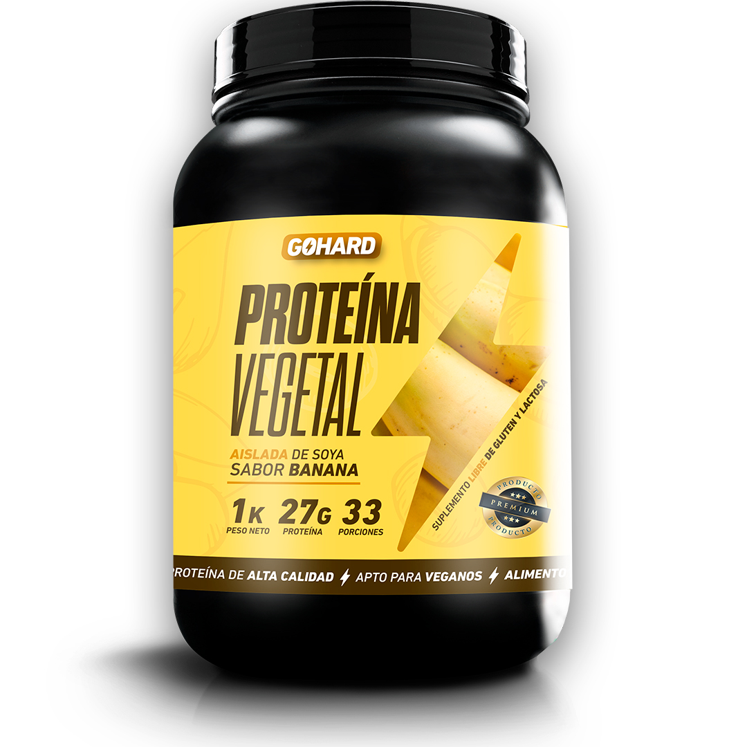 PROTEINA GOHARD VEGETAL BANANA POLVO 33 SERVICIOS - 1