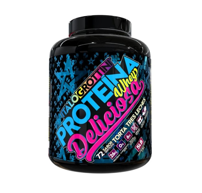 PROTEINA WHEY DELICIOSA TORTA 3 LECHES  - 5 LIBRAS 72 SV - 1