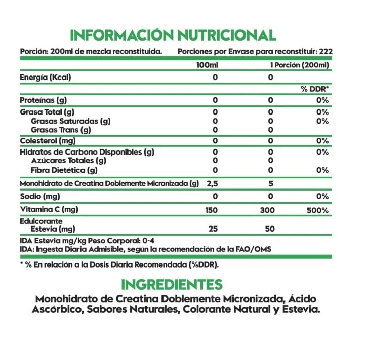 CREATINA ITALO GROTTINI MONOHIDRATO SANDIA POLVO 1.2 KG 222 SERVICIOS - 2