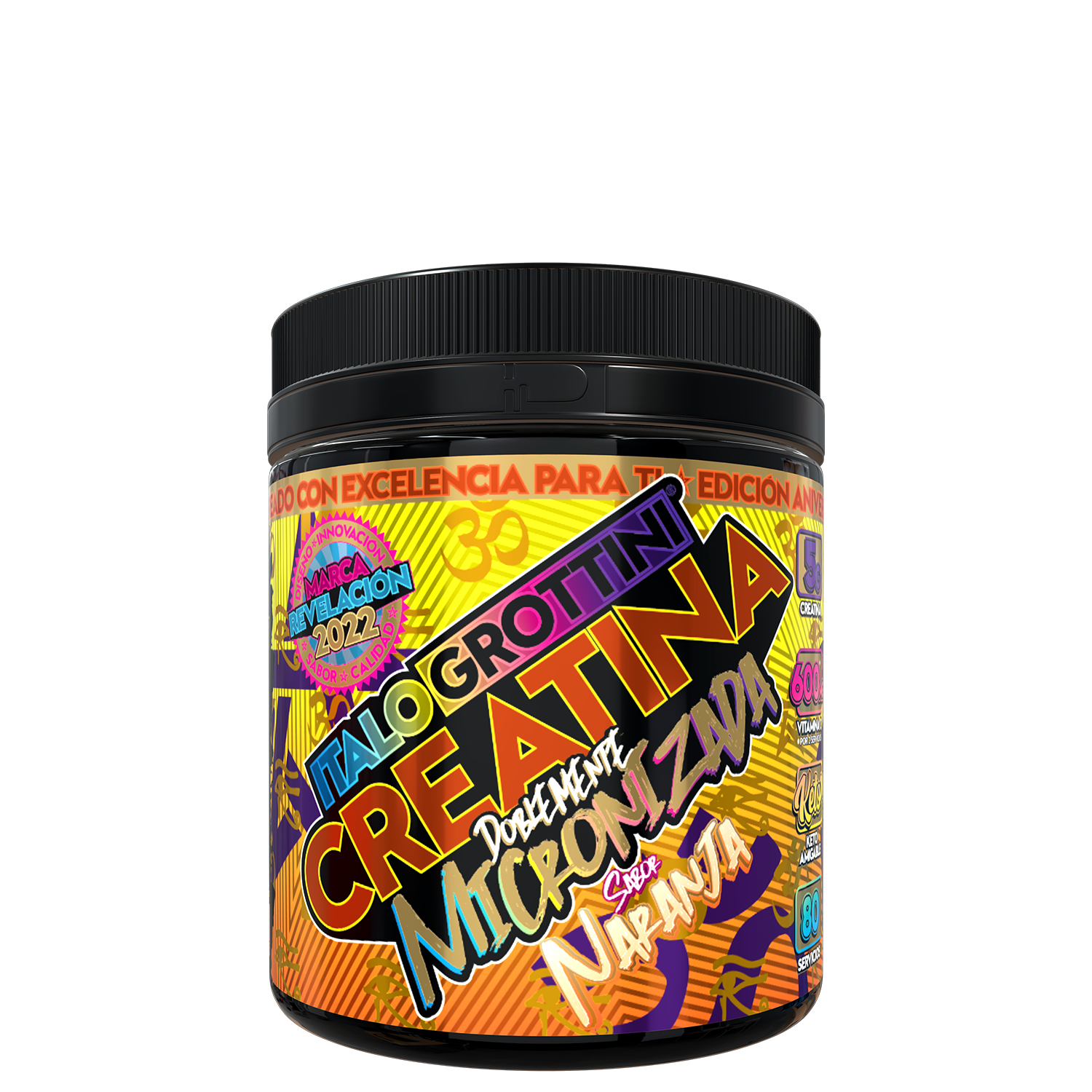 CREATINA ITALO GROTTINI DOBLEMENTE MICRONIZADA 80 SERVICIOS 440 GR - 1