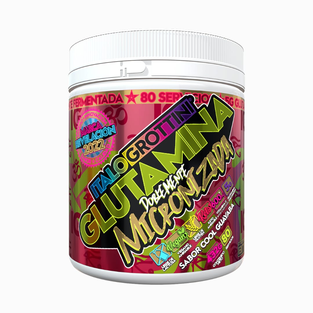 GLUTAMINA ITALO GROTTINI DOBLEMENTE MICRONIZADA COOL GUAYABA 80 SERVICIOS - 1
