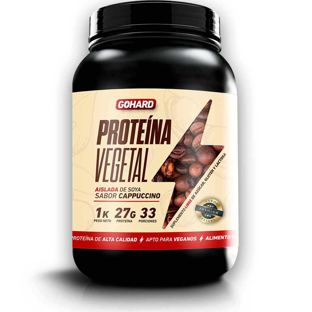 PROTEINA GOHARD VEGETAL CAPUCCINO POLVO 33 SERVICIOS - 1
