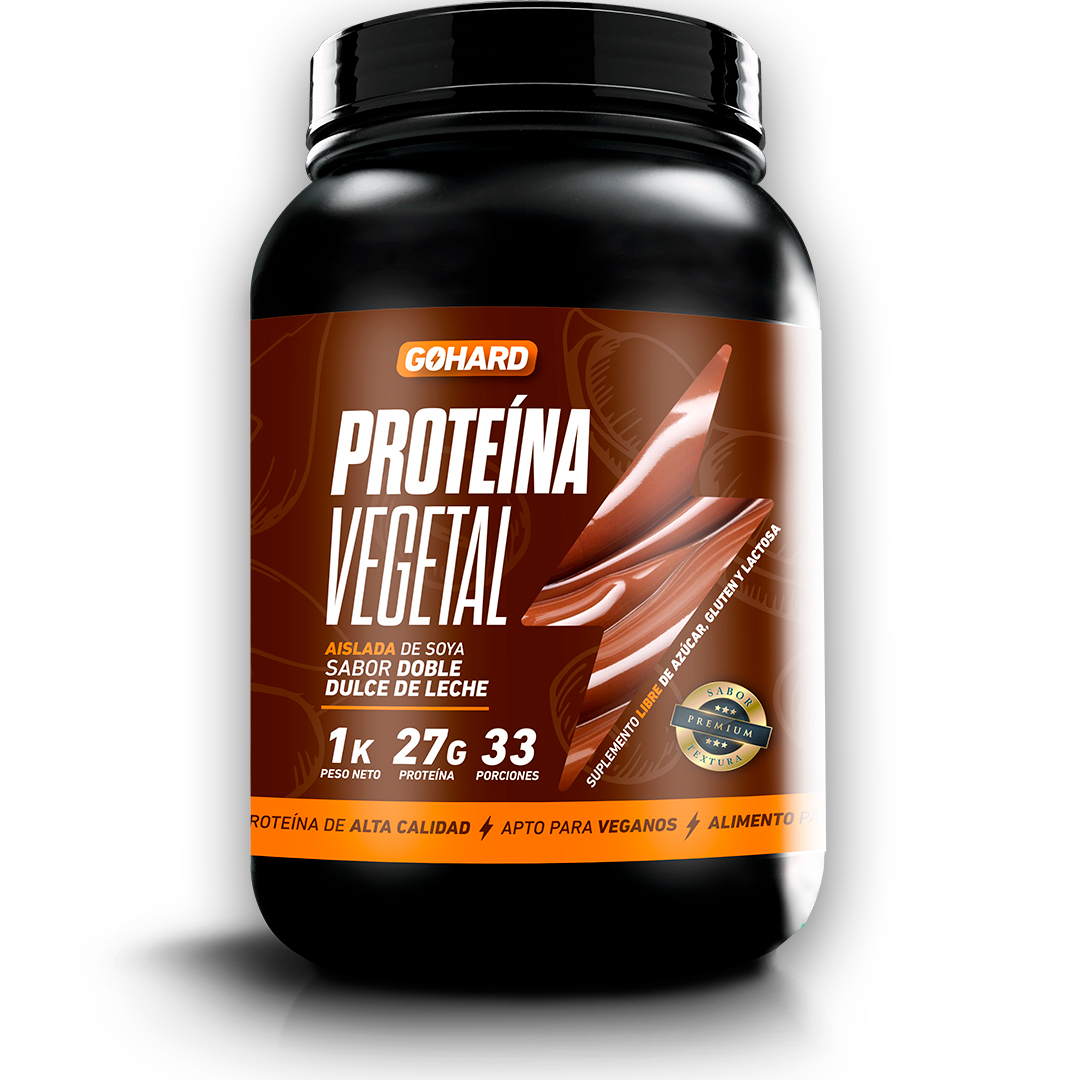 PROTEINA GOHARD VEGETAL DULCE LECHE POLVO 33 SERVICIOS - 1