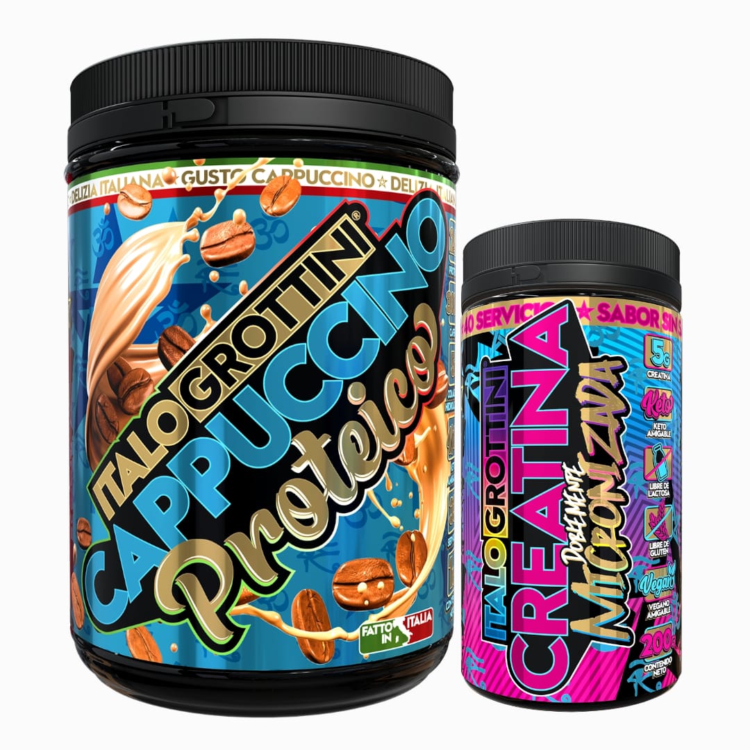 CAPPUCCINO PROTEICO ITALO GROTTINI POLVO + CREATINA 40 SV SIN SABOR - 1