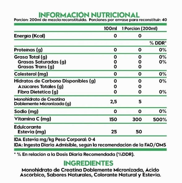 PROTEINA ITALO GROTTINI ELLAS CASTAÑA POLVO + CREATINA 40SV SANDIA - 2