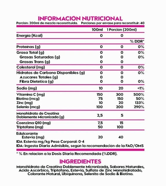 PROTEINA ITALO GROTTINI VEGANA VAINILLA POLVO + CREATINA 40 SV CANDY POP - 3