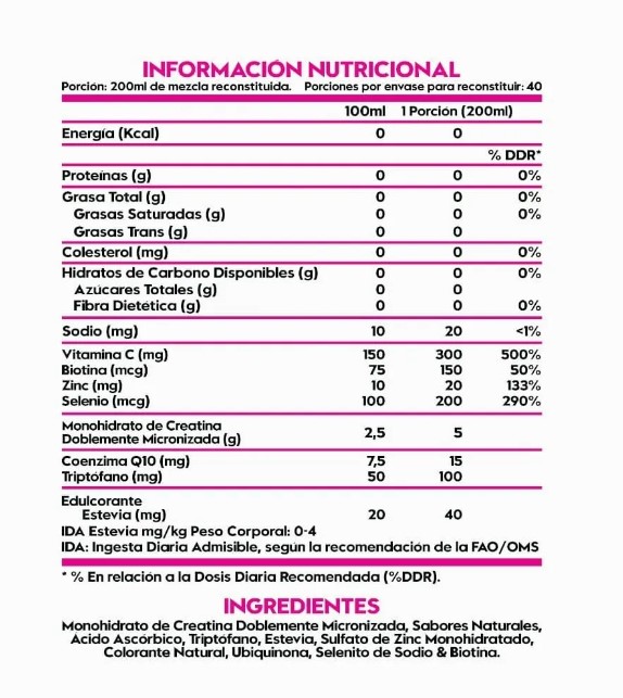PACK 2 FRASCOS CREATINA ITALO GROTTINI MONOHIDRATO SIN SABOR POLVO 40 SERV C/U - 3