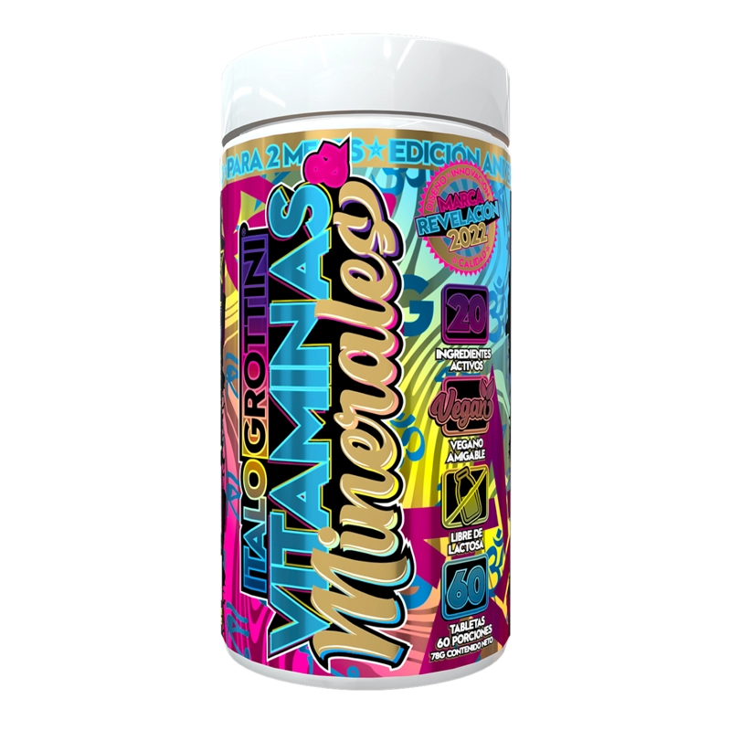 VITAMINAS ITALO GROTTINI MINERALES 60SV POLVO 78 GR - 1