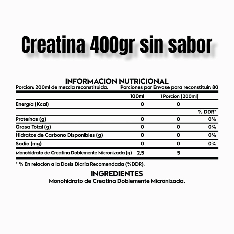 PROTEINA HIDROLIZADA 2,3LB DULCE DE LECHE + CREATINA 400GR SIN SABOR - 2
