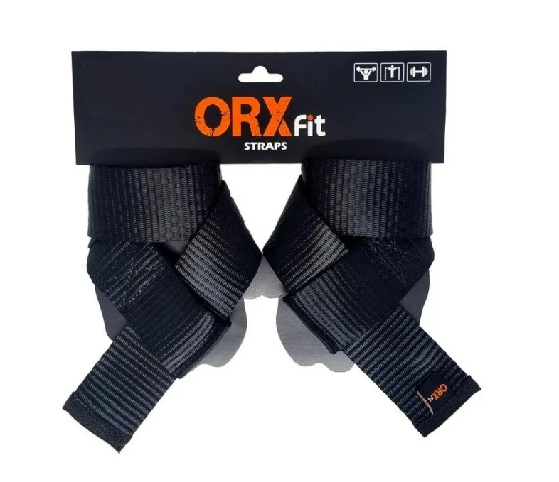 STRAPS ECO ORXFIT PARA PESAS - NEGRO - 1