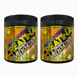 2 CREATINAS MONOHIDRATO ITALO GROTTINI DOBLEMENTE MICRONIZADAS 80 SV C/U MANGO - 1