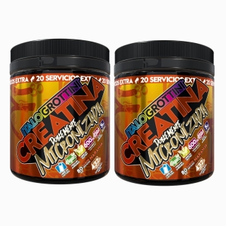2 CREATINAS MONOHIDRATO ITALO GROTTINI DOBLEMENTE MICRONIZADAS 80 SV C/U -NARANJA - 1