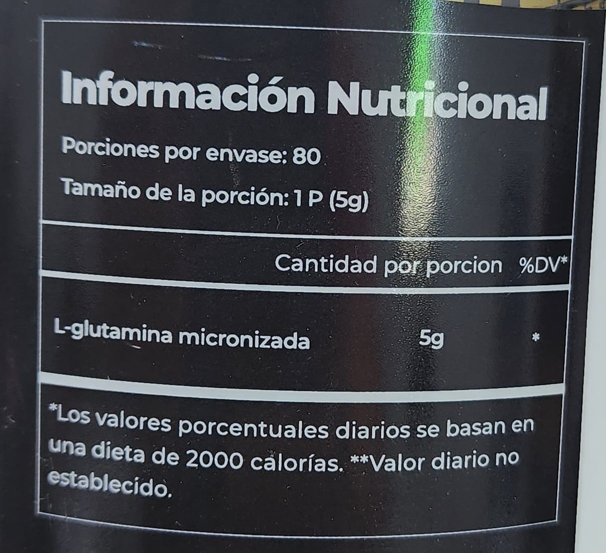 GLUTAMINA GREATLHETE 100 PURE PRO 80SV 400GR - 2