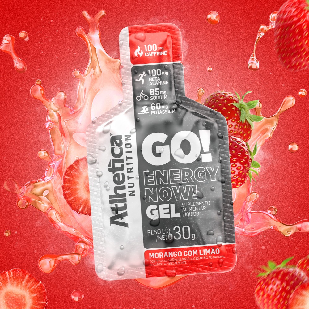 GEL ENERGIZANTE GO! 10 UNIDADES FRUTILLA LIMON - ATLHETICA - 3