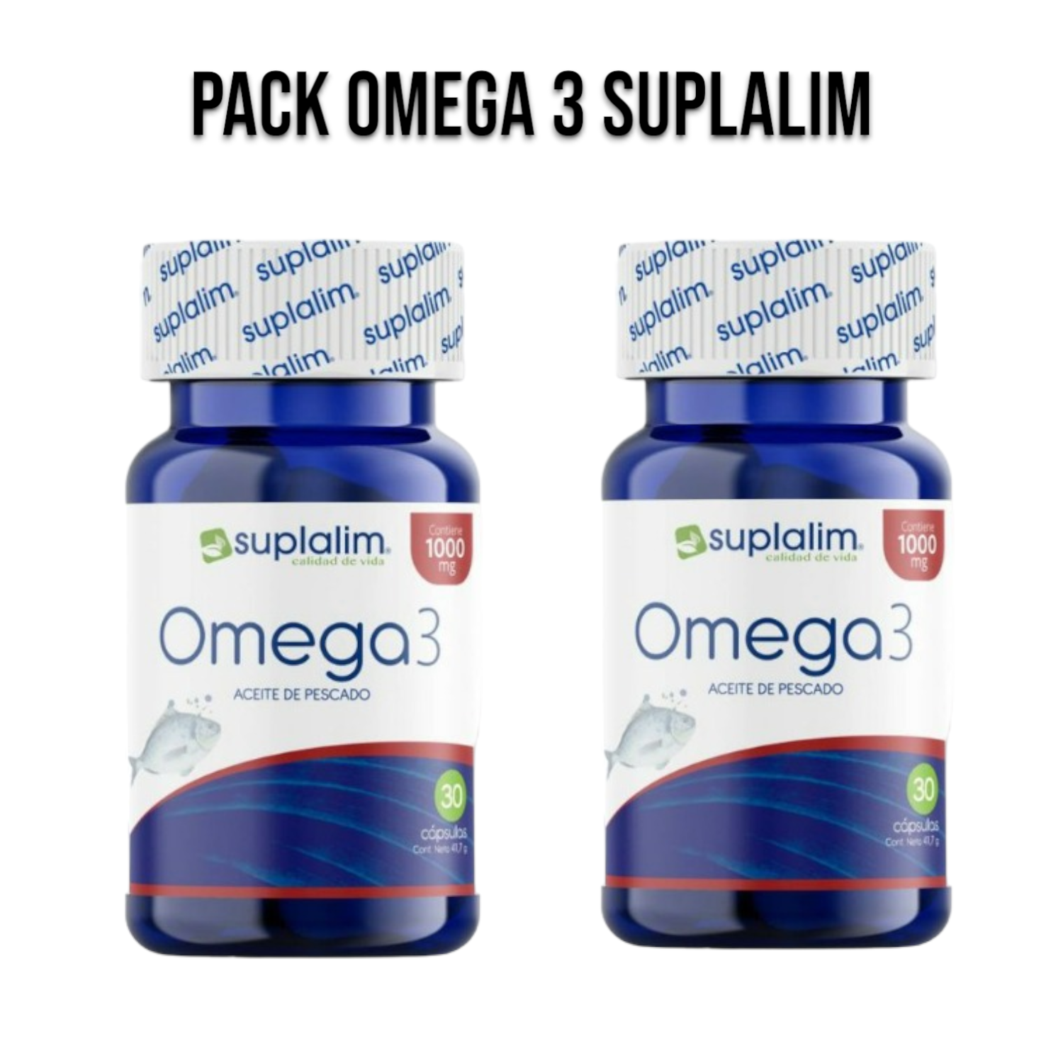 PACK OMEGA 3 SUPLALIM 60 CÁPSULAS EN TOTAL - 2