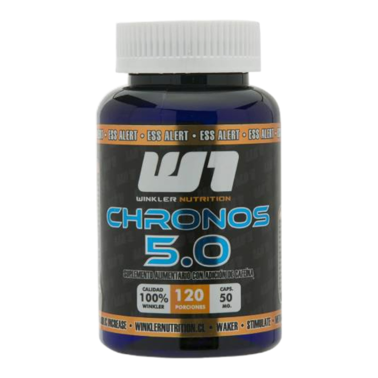 CAFEÍNA WINKLER NUTRITION CAFEINA ANHIDRA CHRONOS 5.0 50 MG 120 CÁPSULAS - 1