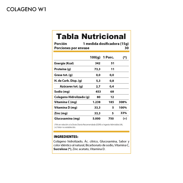 COLÁGENO HIDROLIZADO WINKLER NUTRITION SABOR NARANJA 450 GRS - 2