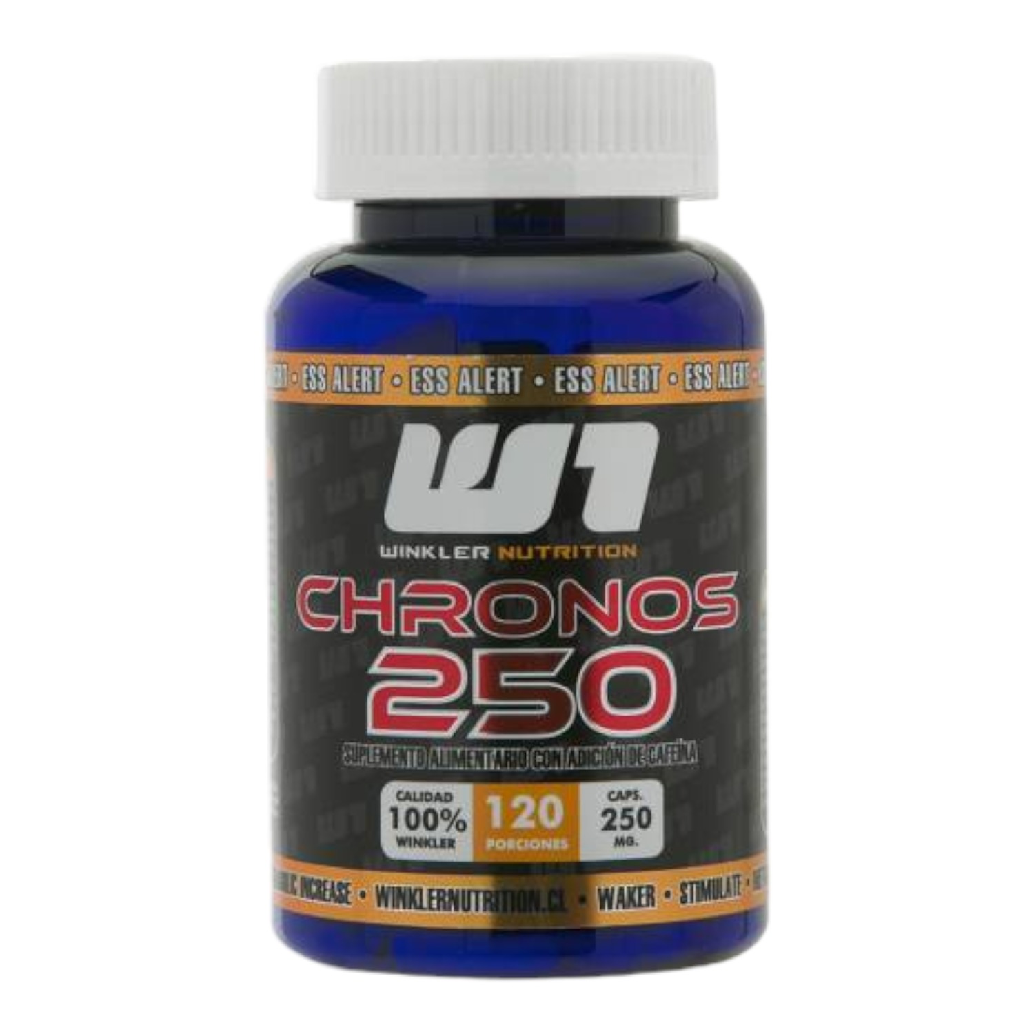 CAFEÍNA WINKLER NUTRITION CAFEINA ANHIDRA CHRONOS 250 MG 120 CÁPSULAS - 1