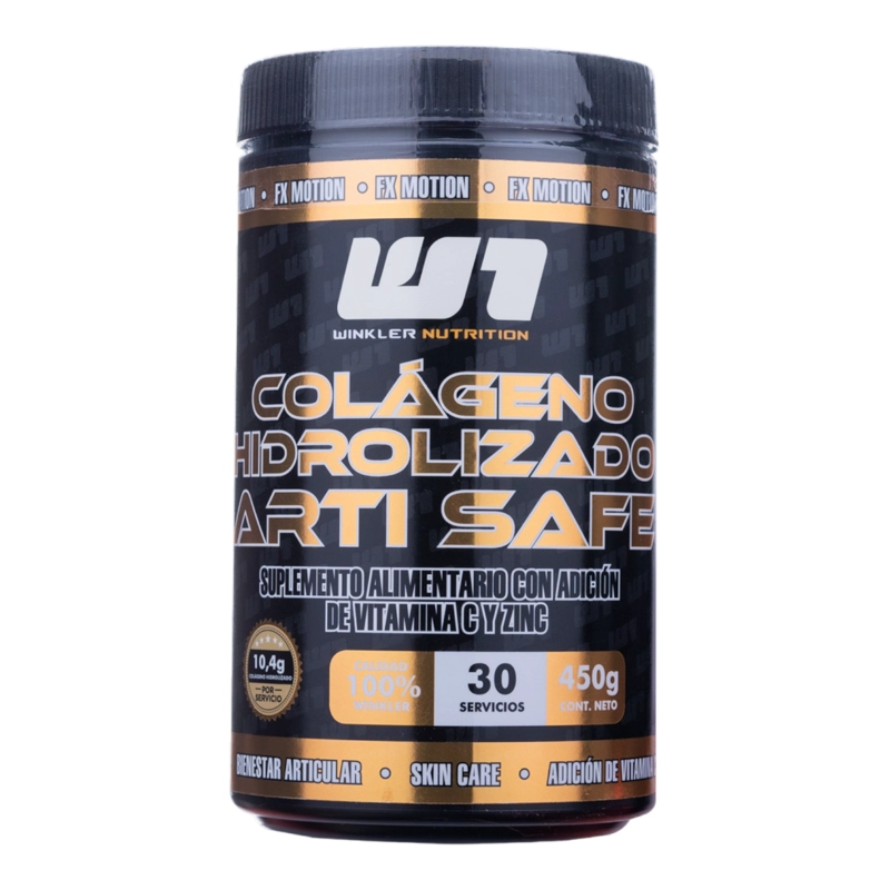 COLÁGENO HIDROLIZADO WINKLER NUTRITION SABOR FRUTOS ROJOS 450 GRS - 1