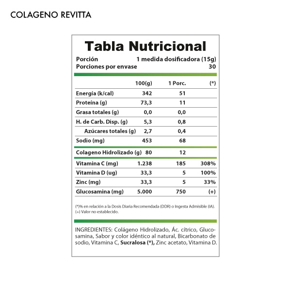 COLÁGENO HIDROLIZADO + VITAMINAS FRUTOS DEL BOSQUE 450GR 30SV REVITTA - 2
