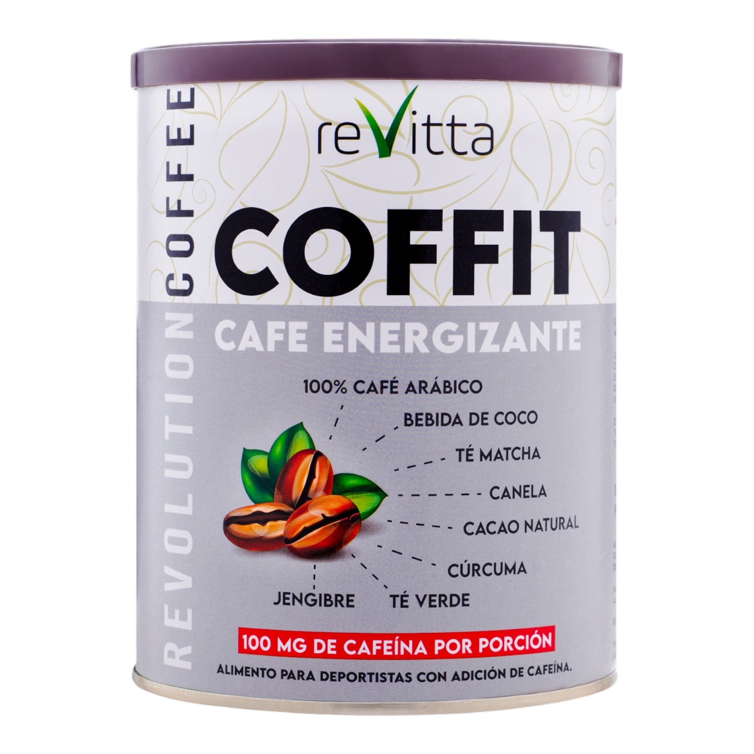 CAFÉ ENERGIZANTE COFFIT 300 GRS. 100MG CAFEÍNA - REVITTA - 1