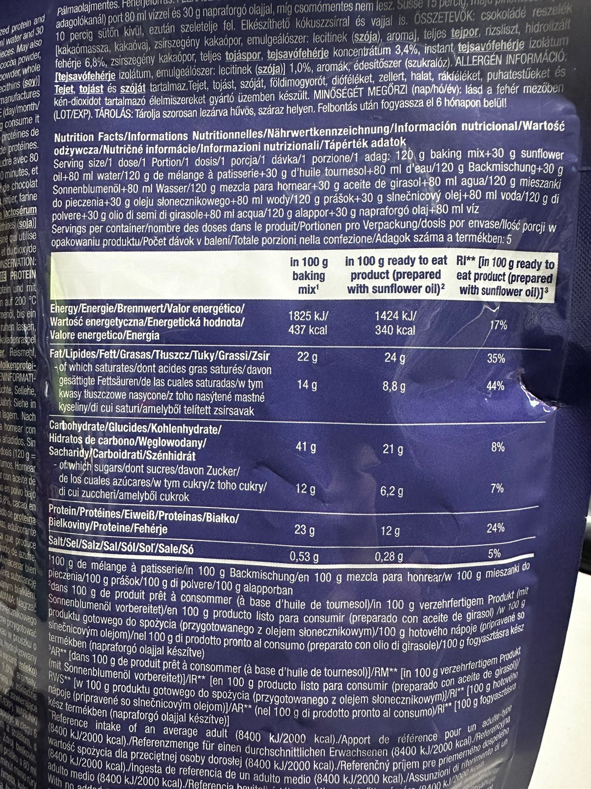 PROTEINA SCITEC NUTRITION PROTEIN BROWNIE 600 GR - 2