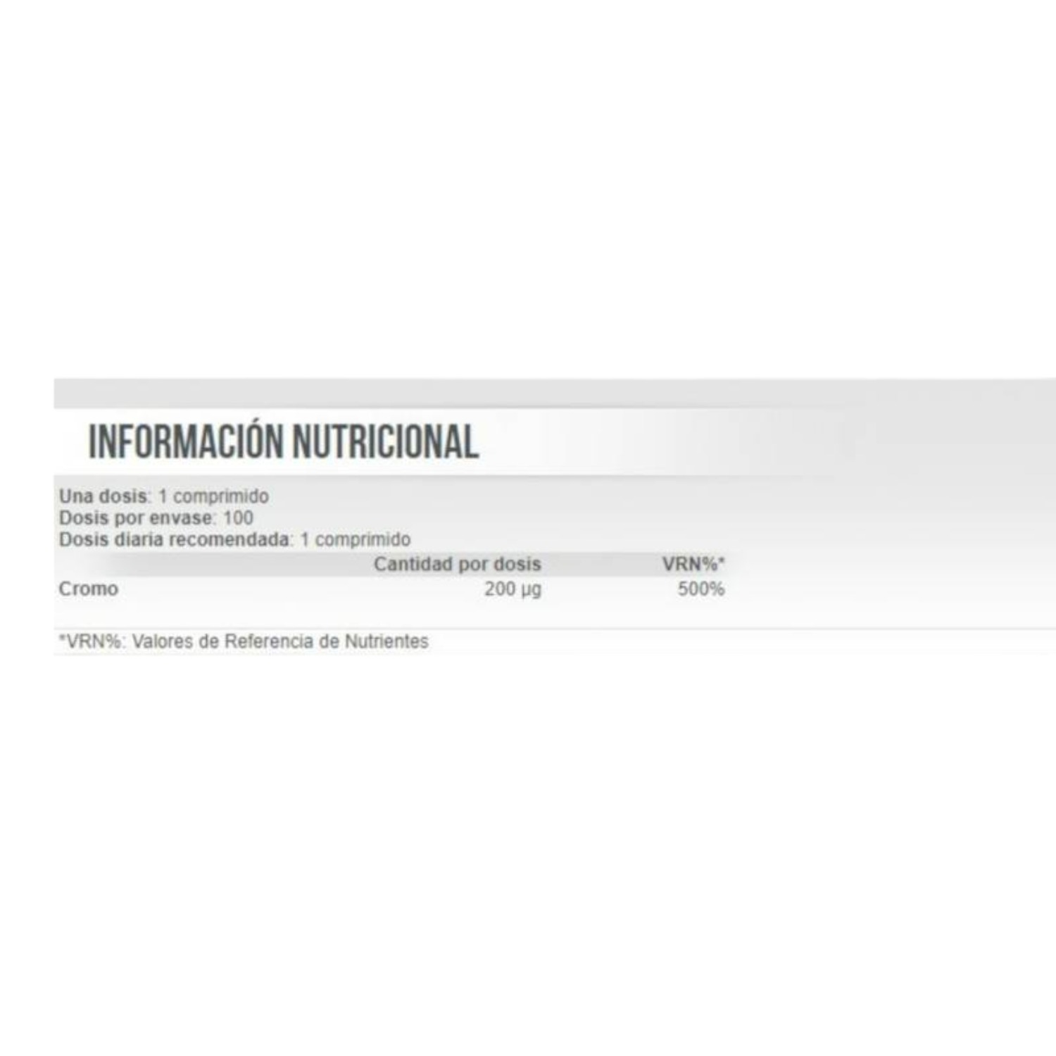 PICOLONATE DE CHROMO 100 TABLETAS SCITEC NUTRITION - 2