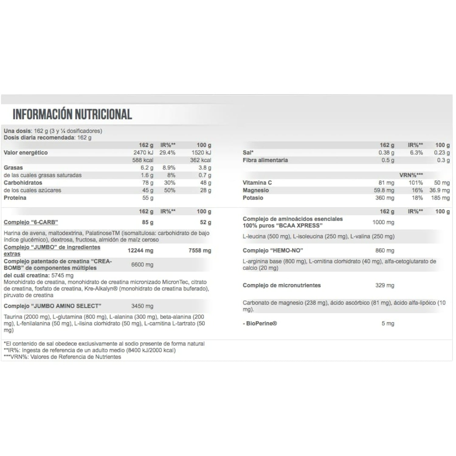 PROTEINA SCITEC NUTRITION GANADOR PESO JUMBO 3520 GR - 2