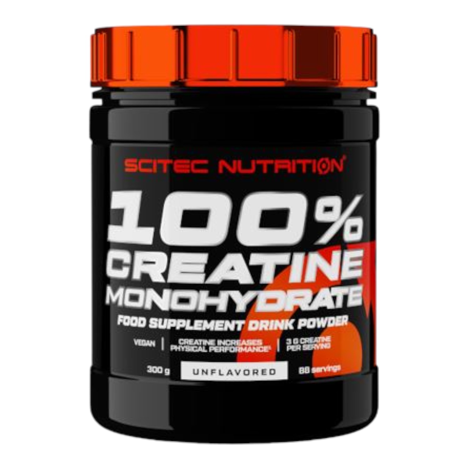 SUPLEMENTO ALIMENTICIO SCITEC NUTRITION CREATINA MONOHIDRATO 100 % 300GR 60SV SIN SABOR - 1