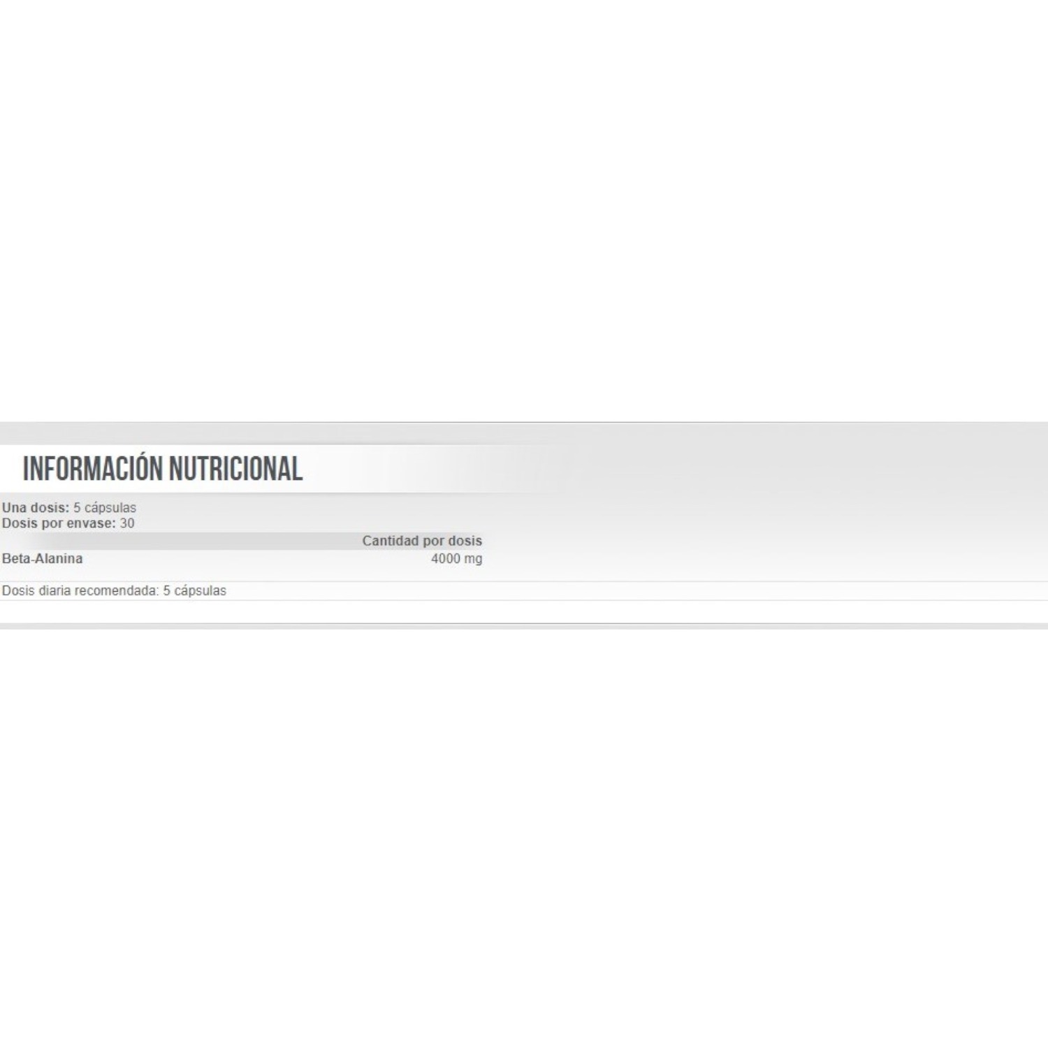 SUPLEMENTO ALIMENTICIO SCITEC NUTRITION BETA ALANINA 150 CAPSULAS - 2