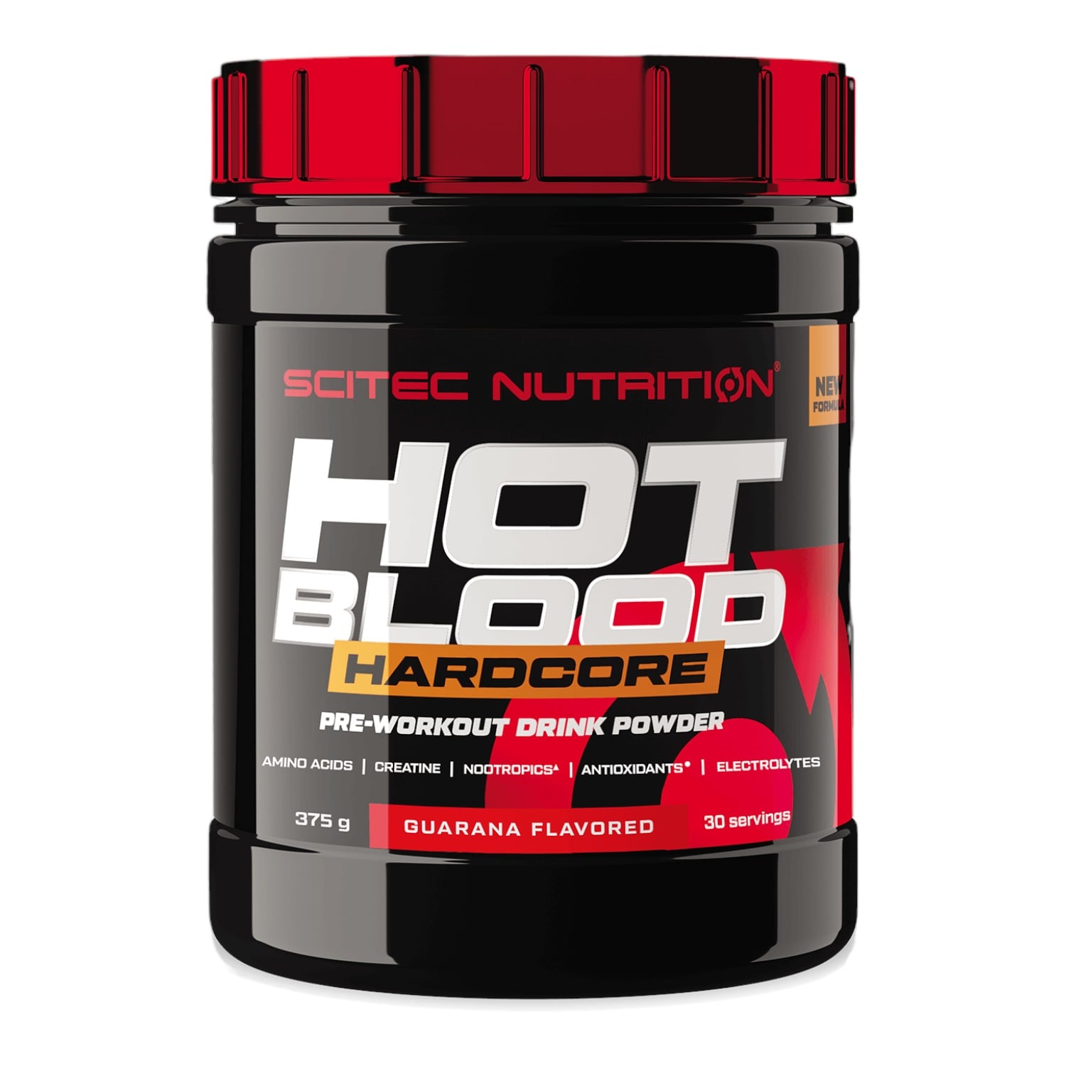 SUPLEMENTO ALIMENTICIO SCITEC NUTRITION HOT BLOOD HARDCORE 375GR - 1