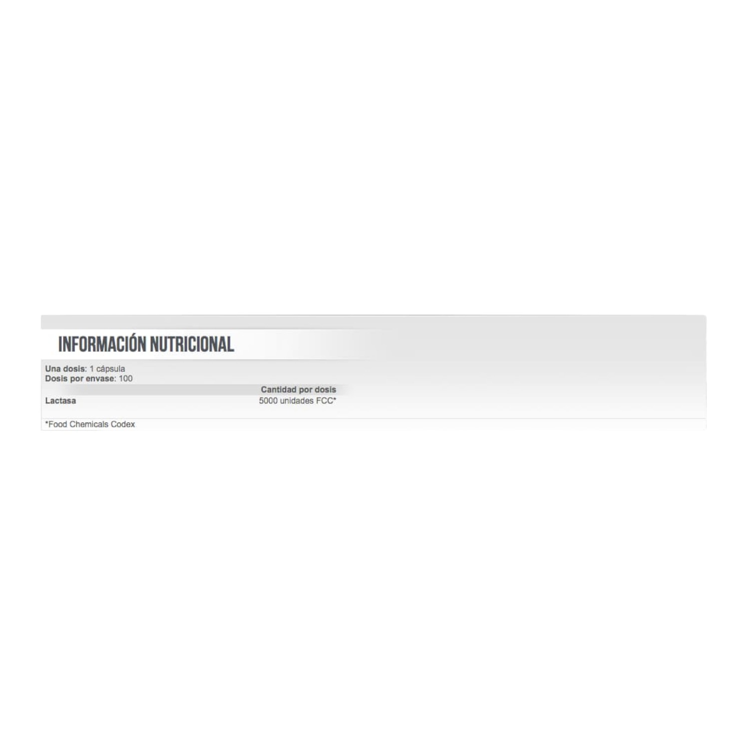 SUPLEMENTO ALIMENTICIO SCITEC NUTRITION ENCIMA LACTASA 100 CAPSULAS - 2