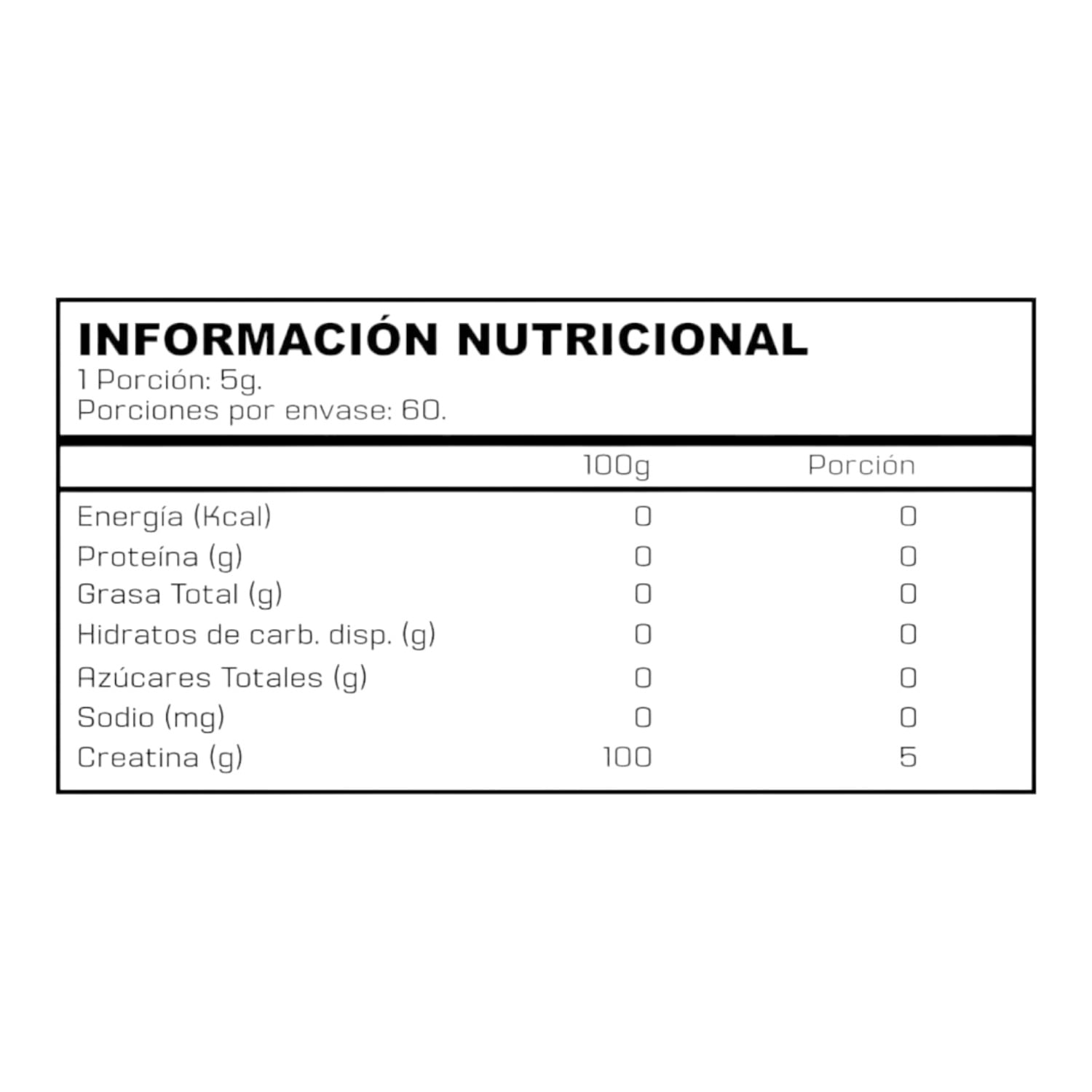 CREATINA BINAH MONOHIDRATADA 100% PACK 600GR 120 SERVICIOS - 3