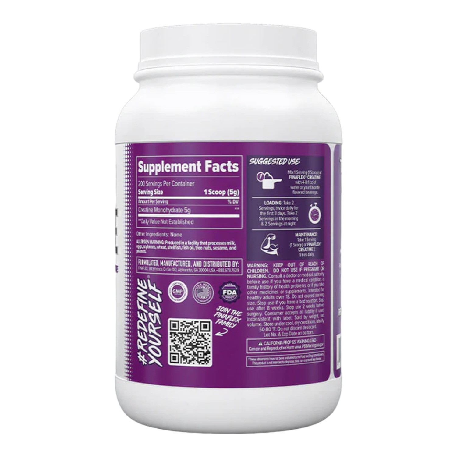 CREATINA FINAFLEX MONOHYDRATE 1000 GR - 2
