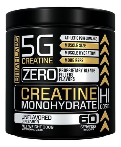 CREATINA MONOHIDRATADA 300GR 60 SERVICIOS - BRIAHLABS - 1