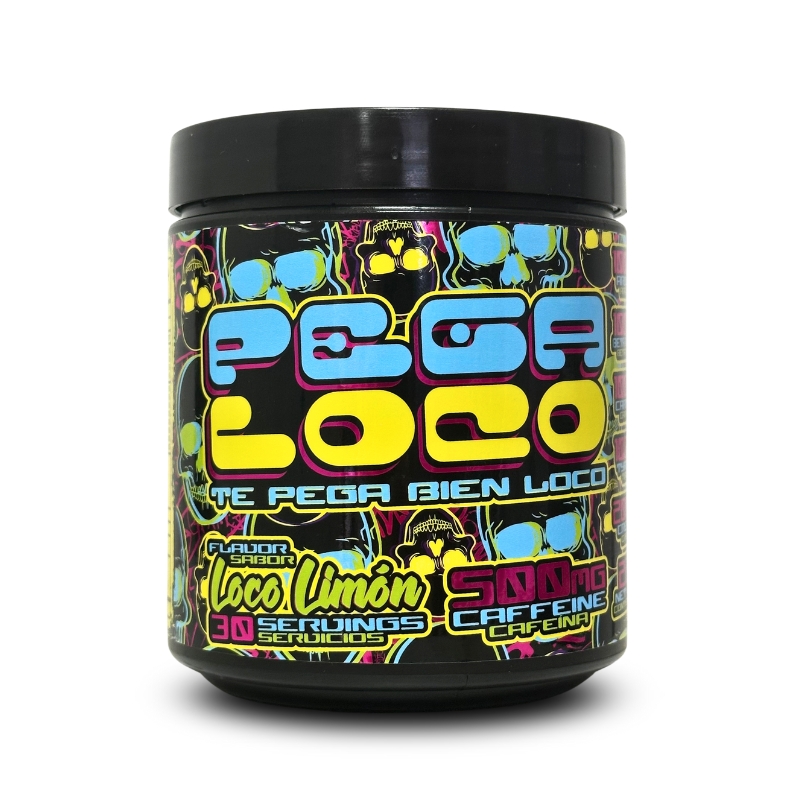PRE ENTRENAMIENTO PEGA LOCO SABOR LIMON 30 SERV - 1