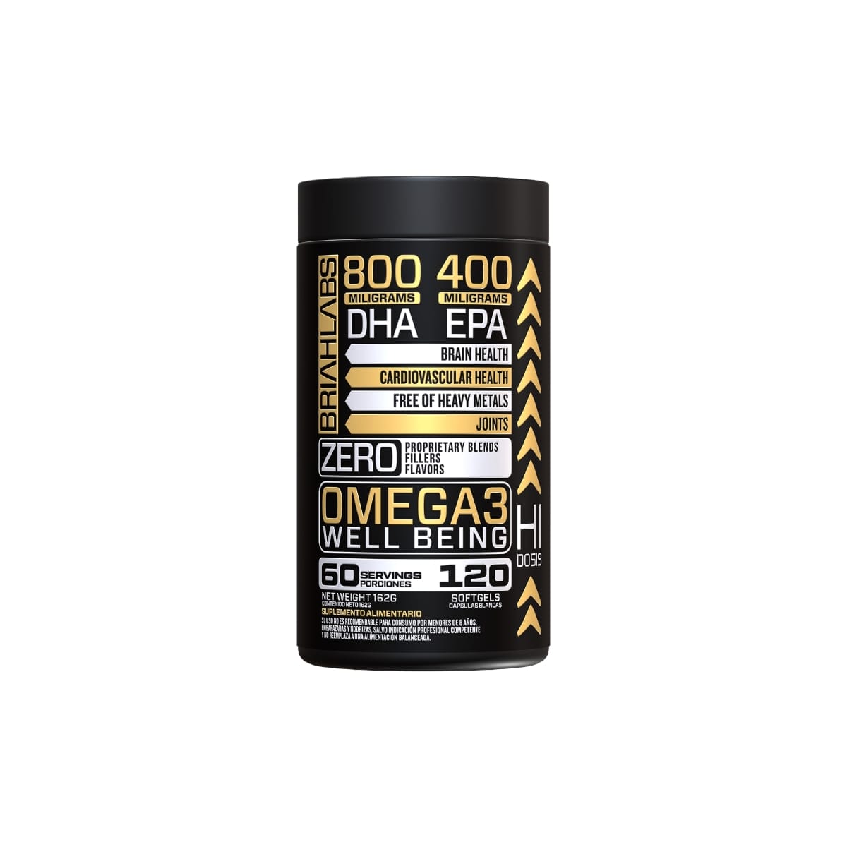 SUPLEMENTO ALIMENTICIO BRIAHLABS OMEGA 3 120 CAPSULAS BLANDAS - 1