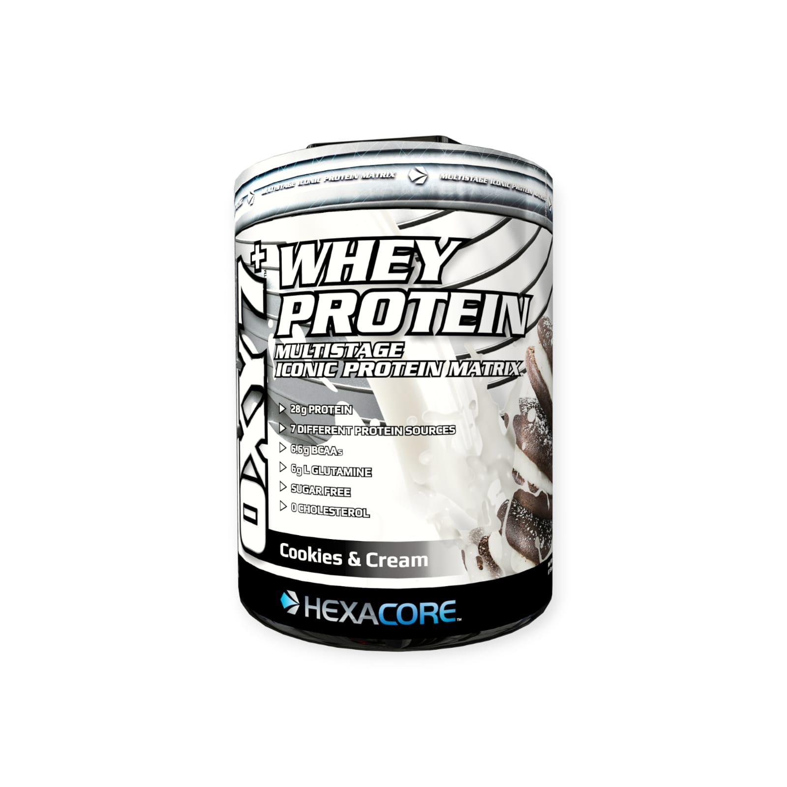 PROTEINA HEXACORE OXY 7 WHEY PROTEIN 67 SV COOKIES 5 LB - 1