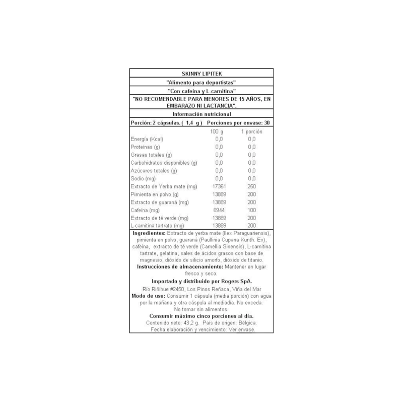QUEMADOR DE GRASA EASY BODY LIPITEK CAPSULAS 90 UN - 2