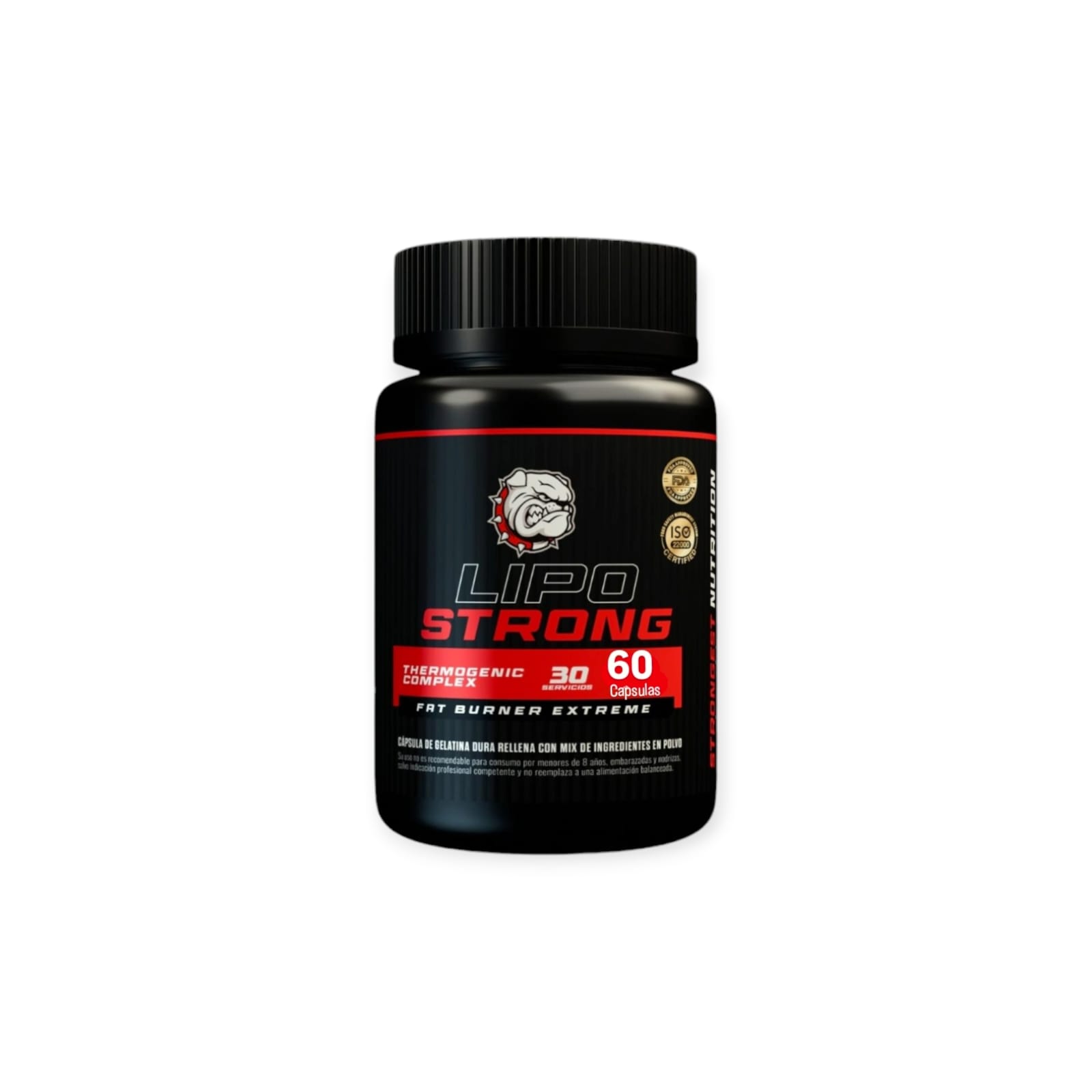 QUEMADOR DE GRASA LIPO STRONGEST CAPSULAS 60 UN - 1