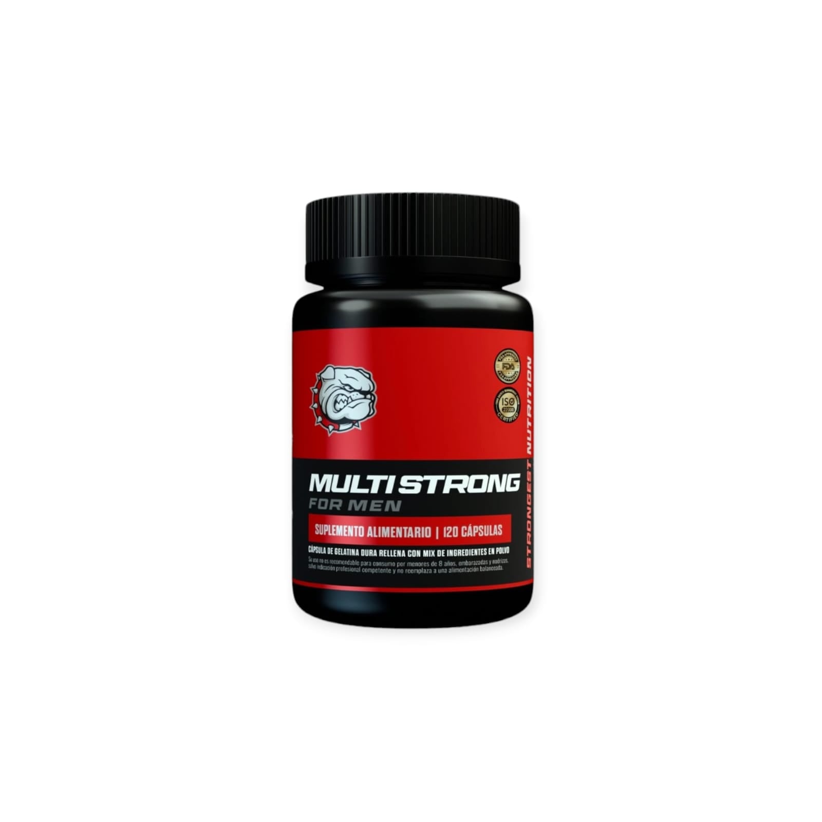 MULTIVITAMINICO FOR MEN 120 CAPSULAS - STRONGEST - 1