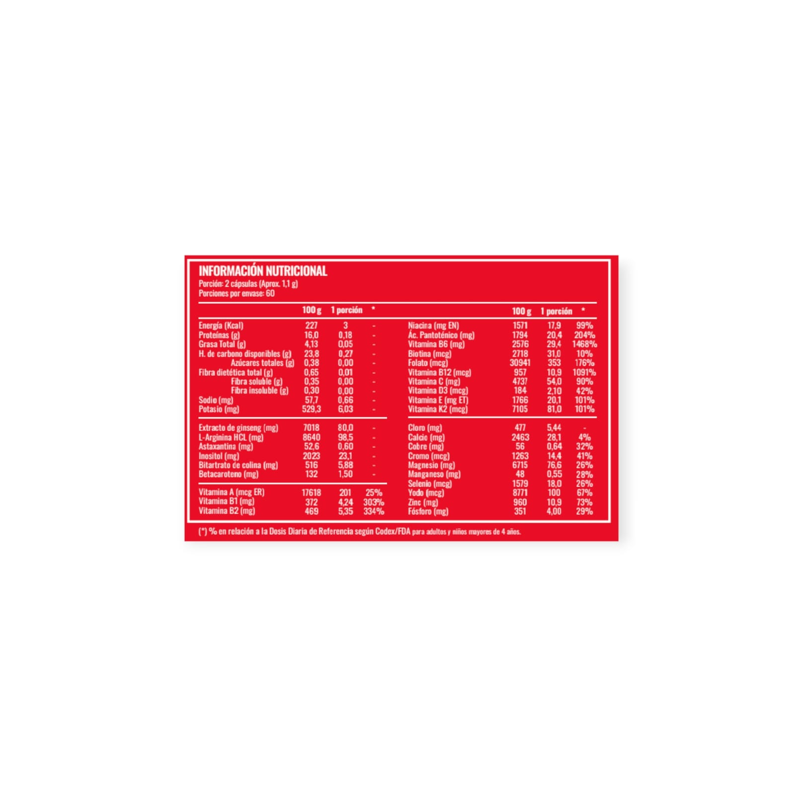 MULTIVITAMINICO FOR MEN 120 CAPSULAS - STRONGEST - 2